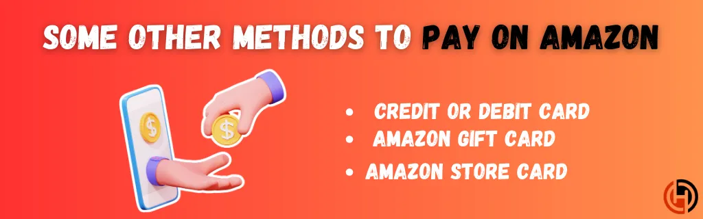 other methods to pay on Amazon